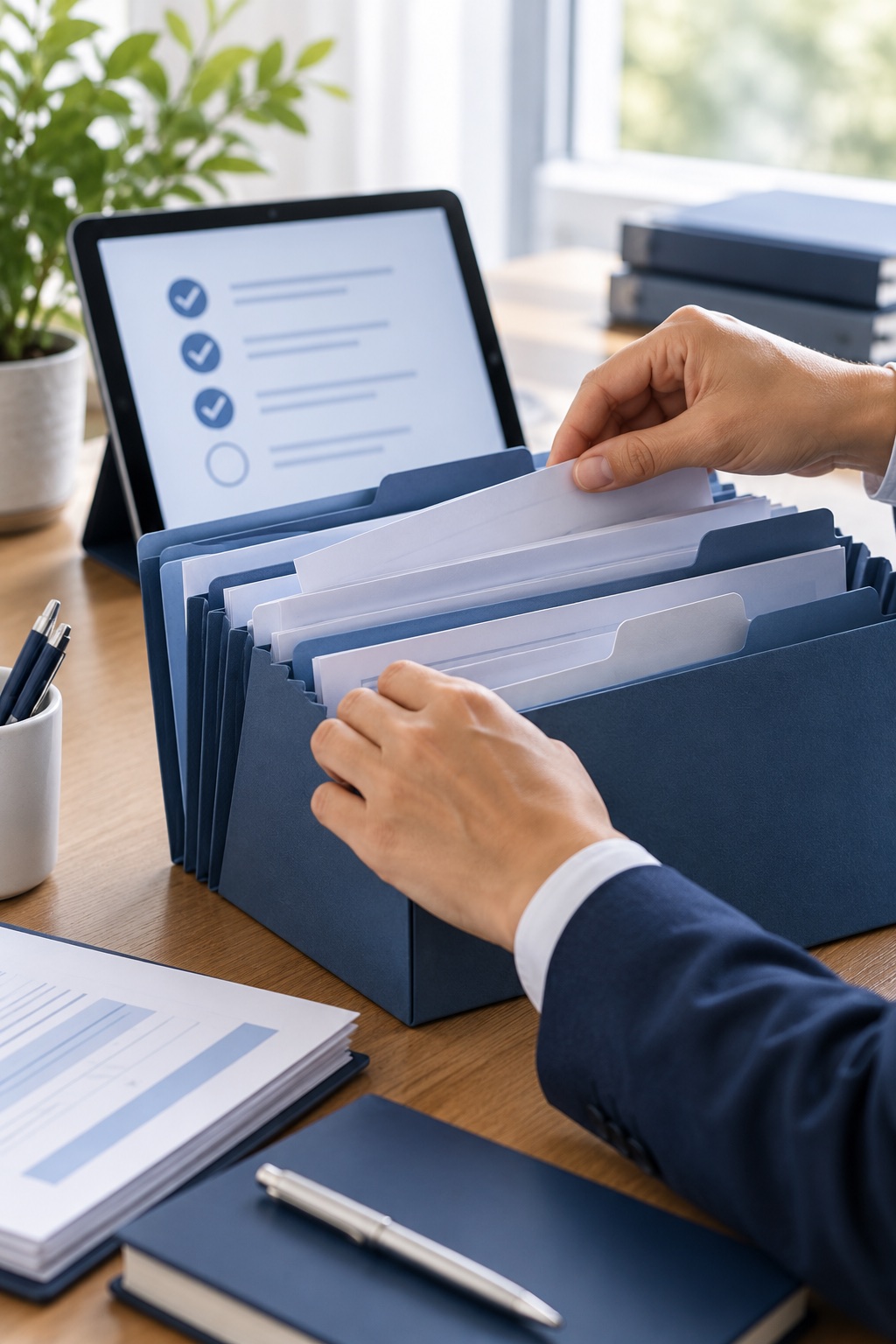 Organizing provider credentials and enrollment documents