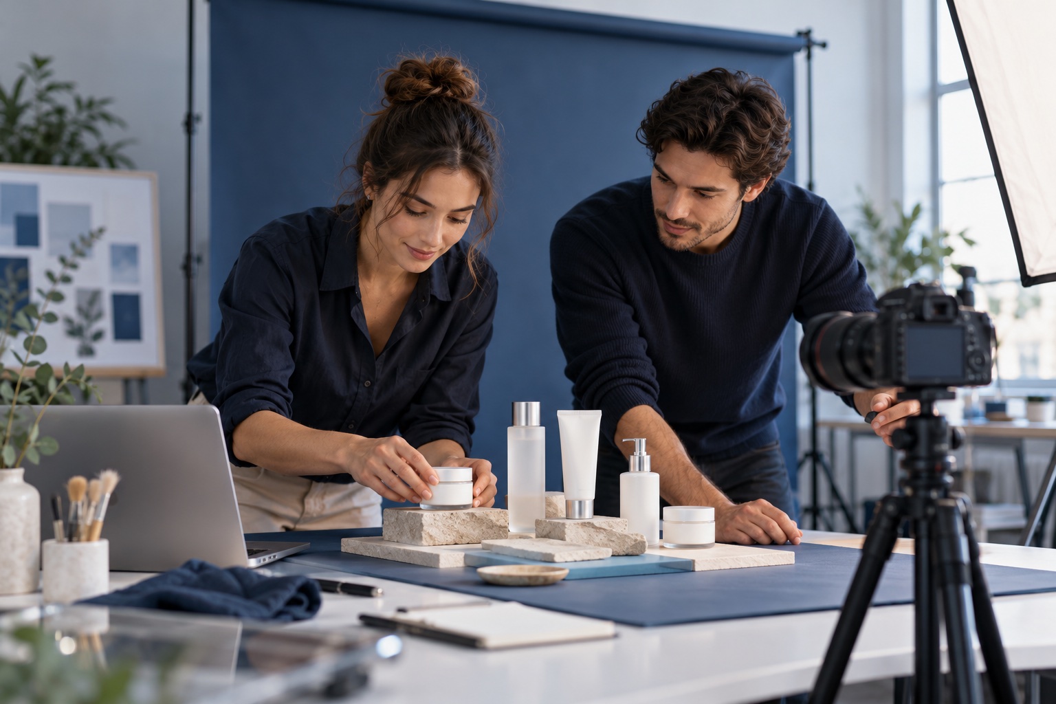 Ecommerce team preparing products for marketplace listings