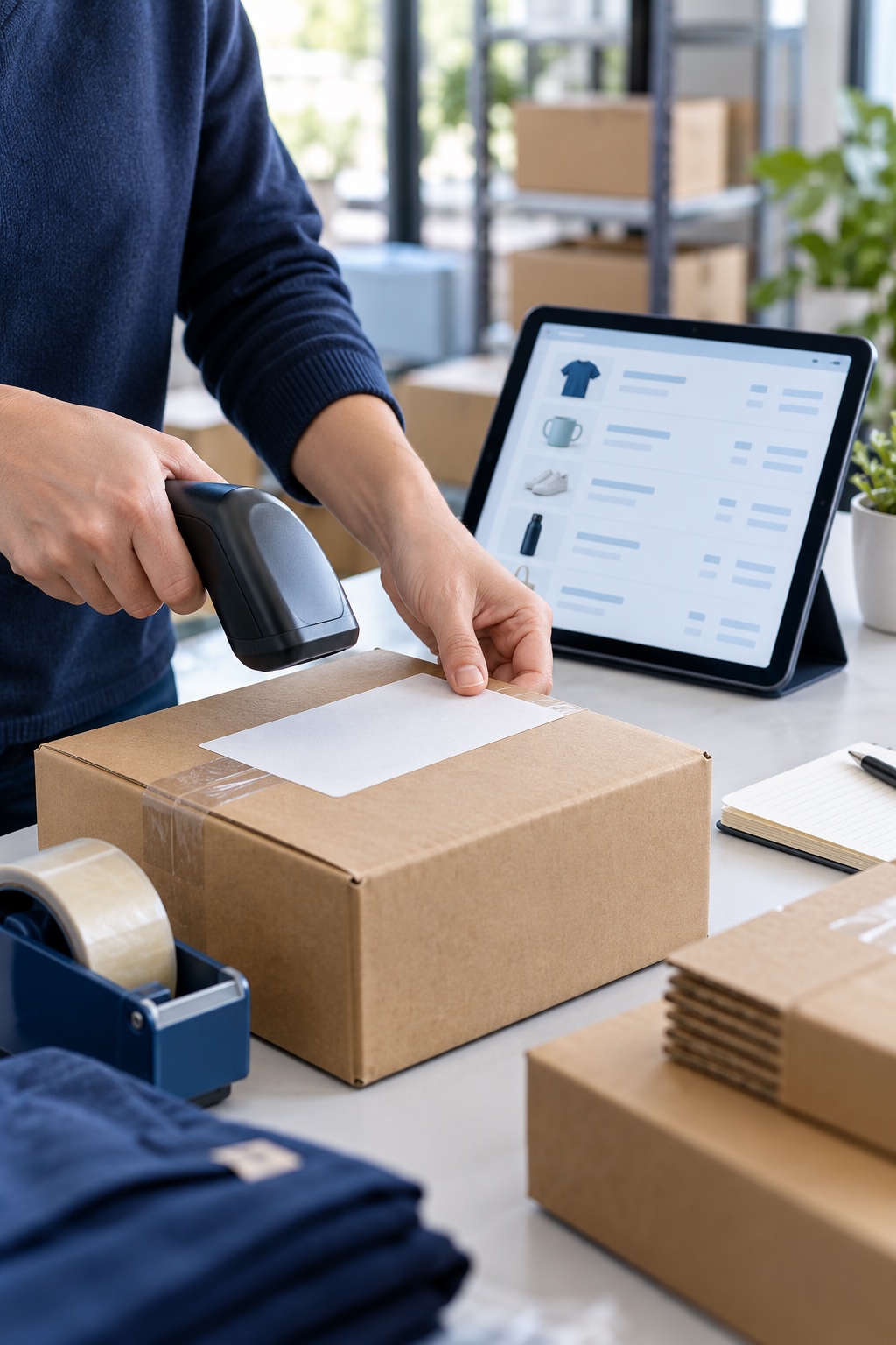 Checking ecommerce inventory and order fulfillment