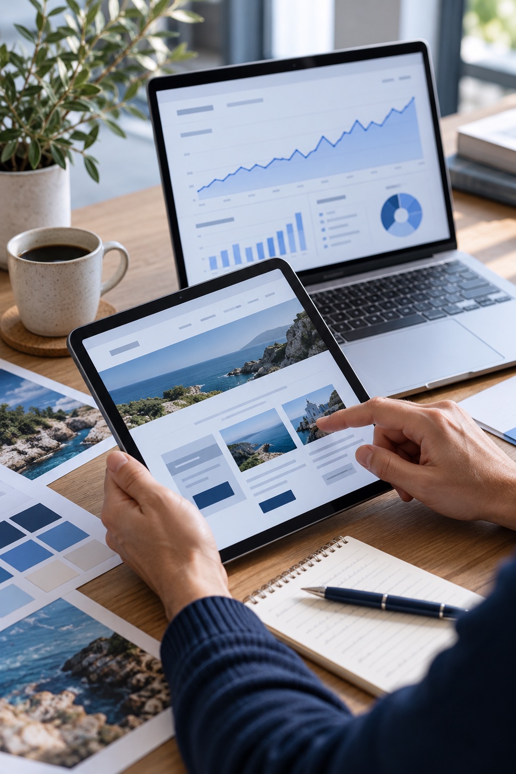 Checking website content and search performance