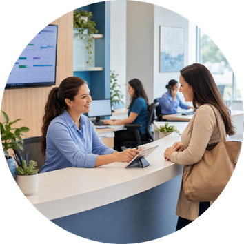 Virtual staff and billing team supporting daily practice operations